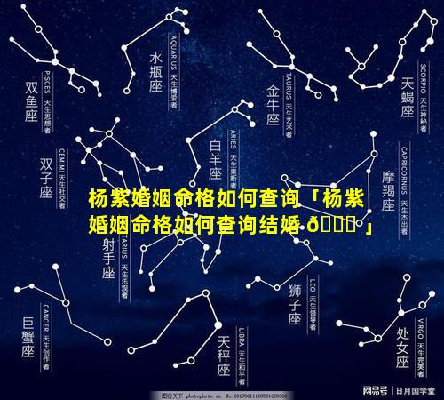 杨紫婚姻命格如何查询「杨紫婚姻命格如何查询结婚 🐅 」